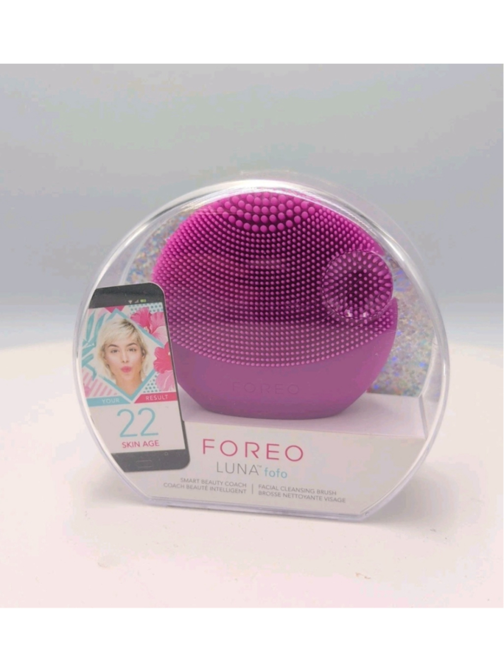 FOREO LUNA Fofo Fuchsia Smart Silicone Facial Cleanser New Sweden Beauty Care